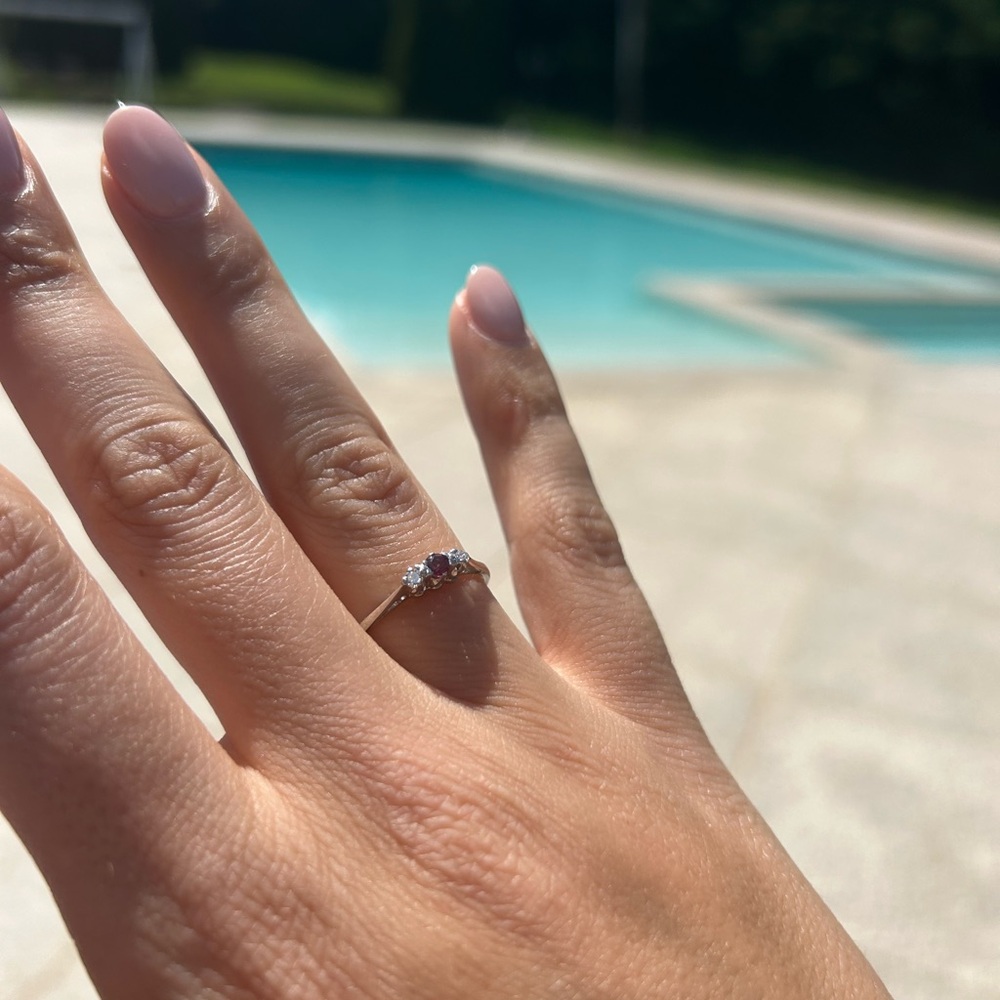 Ruby & Diamond Ring - Picture 5 of 5